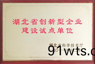 湖北省(sheng)创(chuang)新型(xing)企业建设试(shi)点(dian)单(dan)位